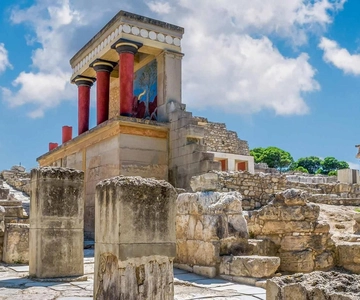 From Rethymno: Knossos Palace and Heraklion City Day Trip