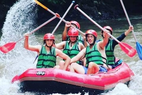 Ubud: Scenic River Rafting,Tubing & ATV Bike with Cliff view