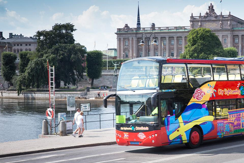 Stockholm: 24 hour Hop On-Hop Off Bus Tour