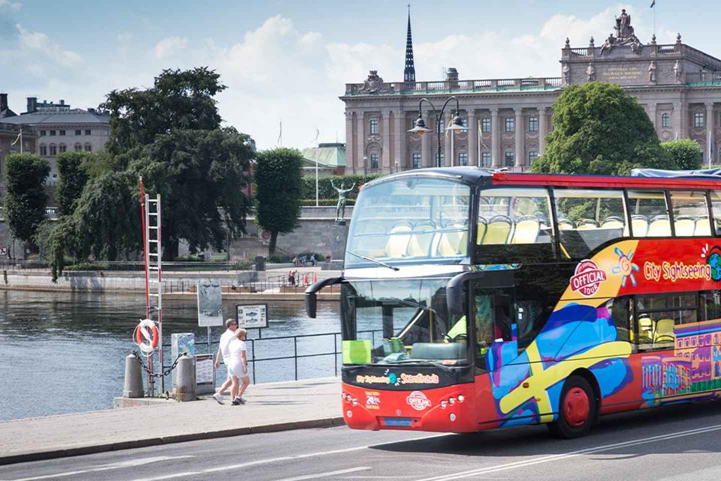 Stokkhólmur: Stökkva um borð í rútu með leiðsögn