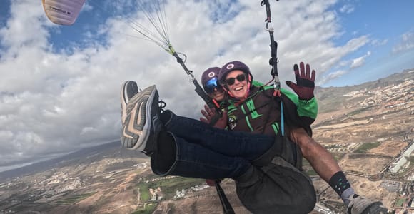 Tandem Paragliding Flight in Taucho, Tenerife