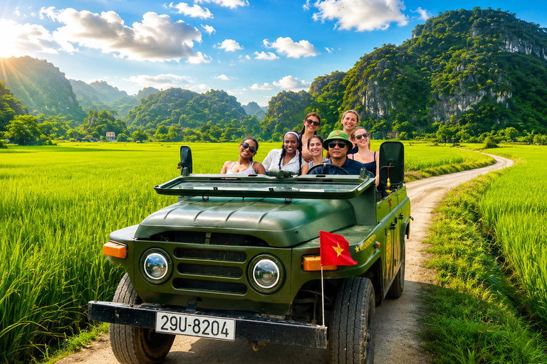 Hanoi: Ninh Binh Jeep Tour to Bich Dong, Trang An, Mua Cave