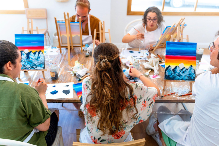 Savannah: Mystery Paint & Sip Night at a Trendy Brewery