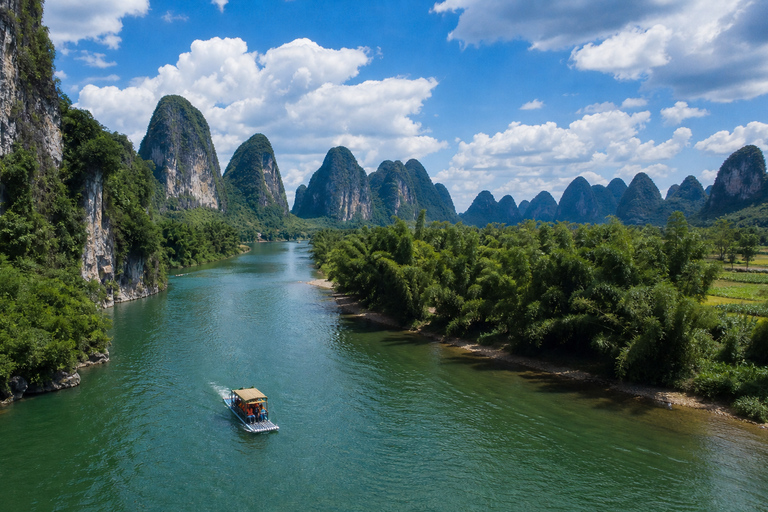 Yangshuo: Li River Bamboo Raft Tickets with Route Options Yangdi to Xingping: Full Scenic One-Way Route