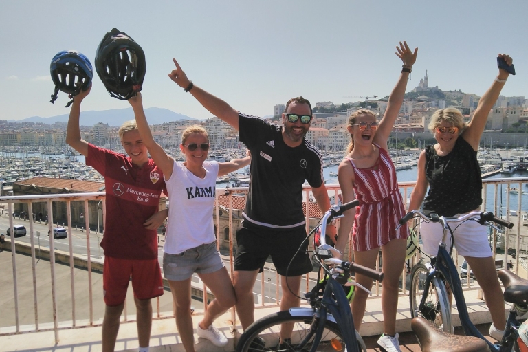 Marseille: e-biketour van een halve dag vanuit de cruisehavenTour in het Italiaans