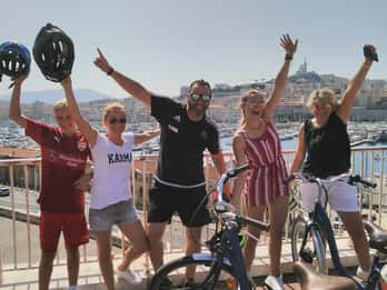 Marseille : Visite d'une demi-journée en E-Bike depuis le port de croisière