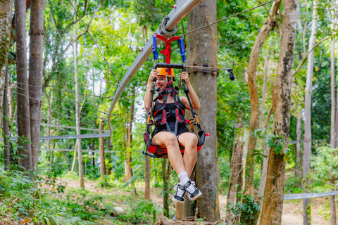 Khao Lak: Sky Rock Zipline Adventure With Transfer Rock 3 (Zipline 10 Platforms) w/ Free Transfer