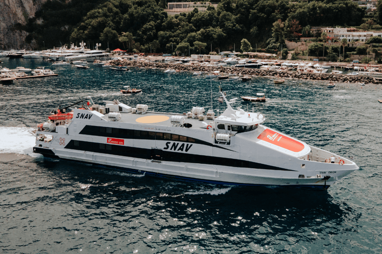 Sorrent: Fährfahrt zwischen Sorrent und Capri1-Wege-Fährticket von Sorrent nach Capri
