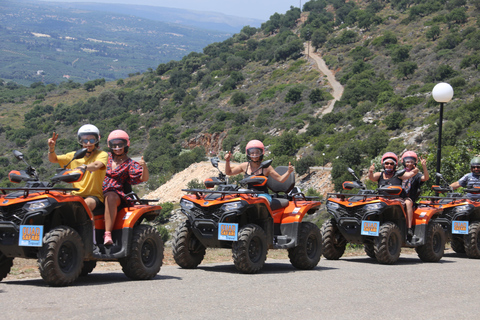 From Rethymno Panormo Bali: Quad Safari 57km Tour, 4 HoursA quad ATV for 2