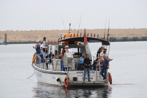 Agadir: Private Luxury Boat Cruise with Swimming & Pickup