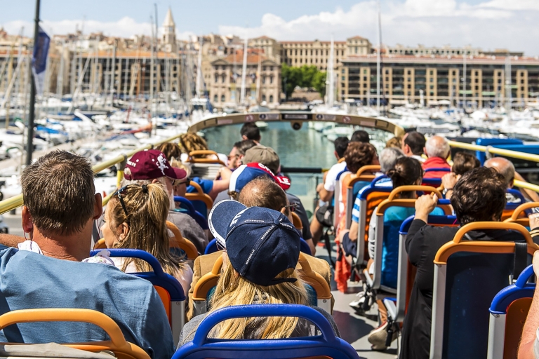 Marseille : visite panoramique en Colorbus Hop-On Hop-OffLigne rouge Colorbus