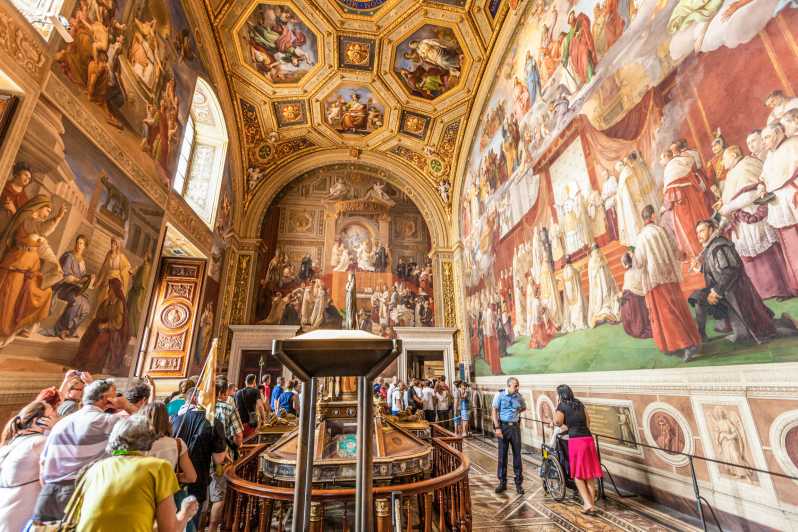 Roma: Vatikanmuseene, omvisning i Det sixtinske kapell og inngang til basilikaen