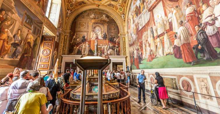 罗马：梵蒂冈博物馆、西斯廷教堂之旅和大教堂门票