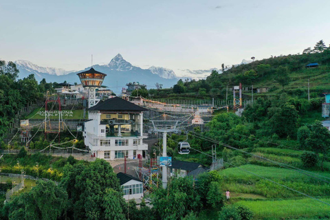 Pokhara: Teleférico e tour guiado pelo nascer do sol em Sarangkot