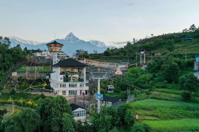 Pokhara: Teleférico e tour guiado pelo nascer do sol em Sarangkot