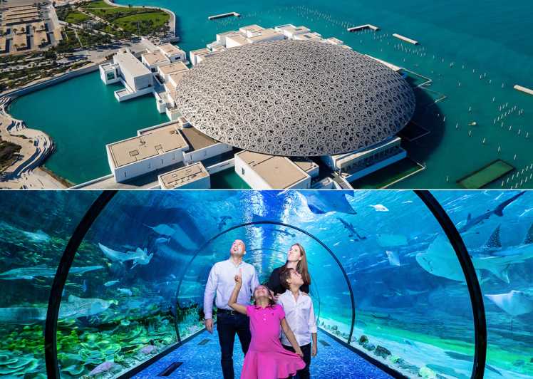 Value Offer: Louvre Abu Dhabi + National Aquarium + eSIM