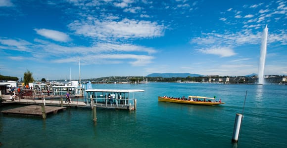 Genfer Spaziergang & Kreuzfahrt:Die Geheimnisse des Jet D'eau & Apéritif
