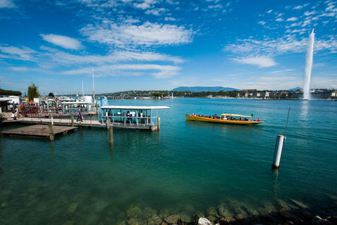 Genfer Spaziergang &amp; Kreuzfahrt:Die Geheimnisse des Jet D&#039;eau &amp; ApéritifGeneva Walk &amp; Cruise:Die Geheimnisse des Jet D&#039;eau &amp; Apéritif