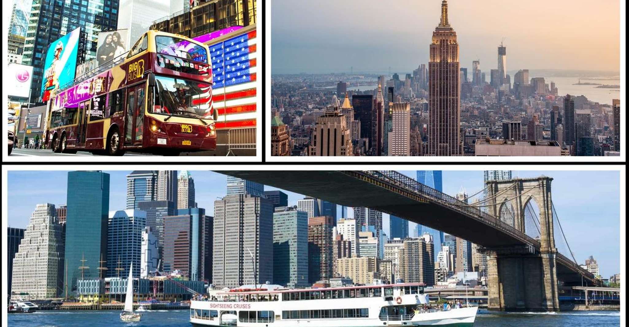 NYC Bundle: Empire State, Big Bus Tour, & Circle Line Cruise