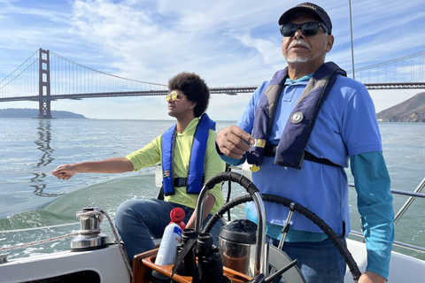 SAN FRANCISCO: (2hr) PRIVATE Sailing Experience 6 Guests PRIVATE Sailing Charter on San Francisco Bay (2 hrs)