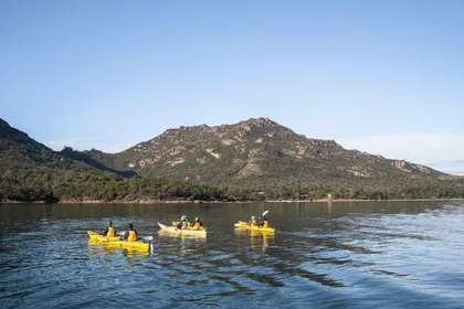 Die Freycinet Paddel Kajak Tour
