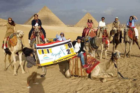 Cairo : Giza Pyramids by Camel