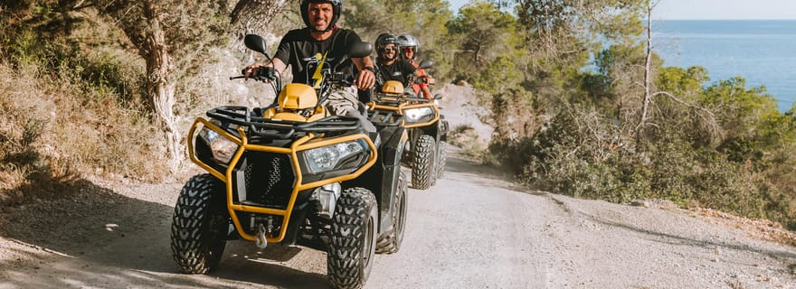 Ibiza : Visite touristique en quad à Santa Eulalia