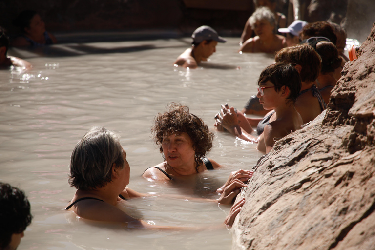 Santiago: całodniowe Embalse del Yeso, Casa de Chocolate, piknik i łaźnie termalne