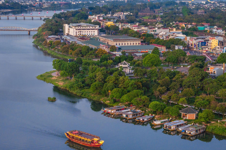 Hue Dining Tour by Dragon Boat Sunset Dining Cruise (Shared)