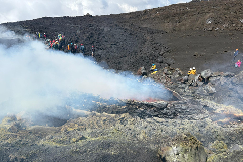 Mount Etna: 3,000-Meter (9,843-Foot) Trekking Experience, Pick-Up from Catania, and Drone Video from the Summit Base Mt. Etna 3000 Hike with Hotel Pick-up and Drone Video