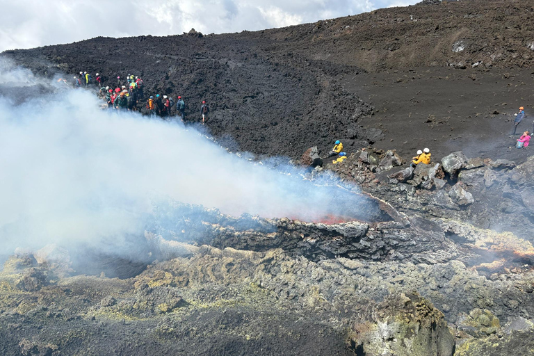 Mount Etna: 3,000-Meter (9,843-Foot) Trekking Experience, Pick-Up from Catania, and Drone Video from the Summit Base Mt. Etna 3000 Hike with Hotel Pick-up and Drone Video