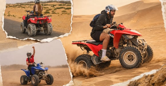 Agadir: Desert Quad Biking Adventure with Hotel Pickup