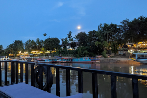 Luang Prabang: Afternoon Kuang Si Waterfalls &amp; Sunset Cruise