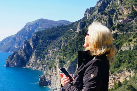 From Naples: Private Tour to Positano, Amalfi, and Ravello
