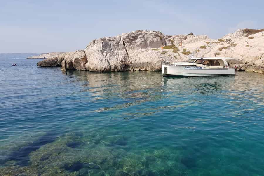 Kreuzfahrt, Kaffee und Schwimmen in den Calanques von Frioul. Foto: GetYourGuide