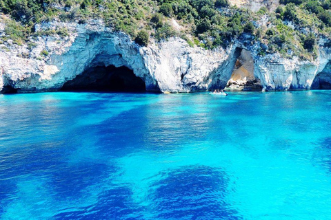 From Corfu: Paxos, Antipaxos & Blue Caves Full-Day Cruise