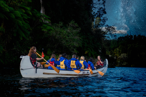 Rotorua: Abendliche Big Kanu Starlight Tour