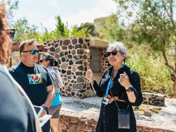 Santorin : Visite guidée privée de la cité préhistorique d'Akrotiri