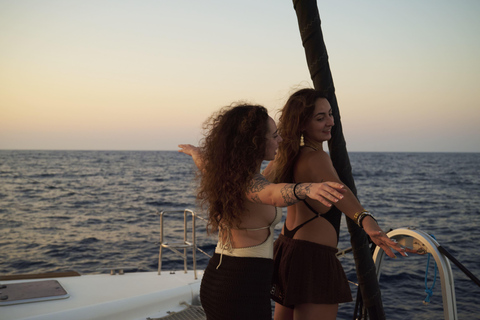 Rhodes Luxury Sunset Catamaran with Open Bar & Water Toys Sunset Luxury Catamaran with Open Bar, Snacks & Water Toys