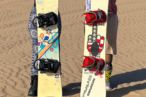 From Huacachina or Ica : Sandski and professional Sandboard on the dunes