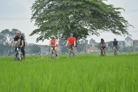 Fiets door het verborgen platteland van Hanoi: een fiets van een halve dag