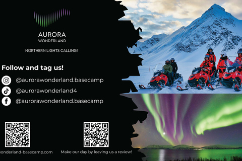 From Tromsø: Snowmobile with Aurora crystal lavvo Overnight