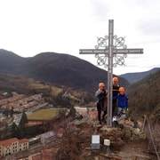 Gerona: Klettersteig Roca de la Creu en Ribes de Freser