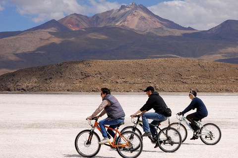 From Uyuni: Uyuni Salt Flats Bike Tour 1-Day + Lunch TOUR INGLES