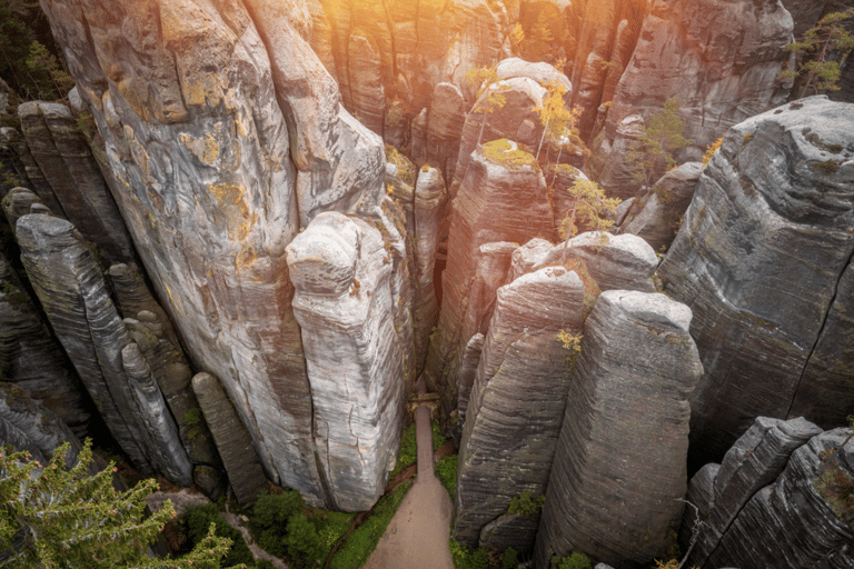 From Wroclaw: Adršpach Rock City Trip with Private Driver