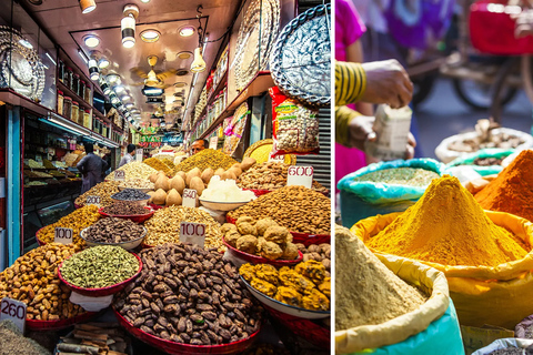 Old Delhi: stadstour met Tuk Tuk bij Chandni ChowkAuto, chauffeur, gids, toegangskaarten, streetfood en tuktuk