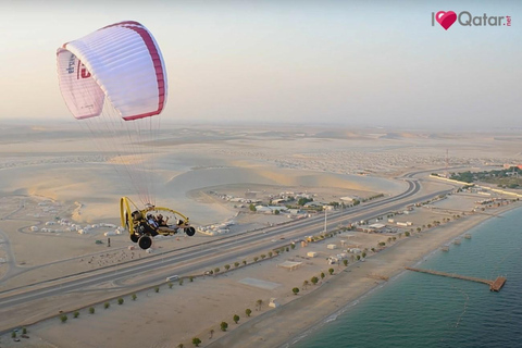 Doha: Amazing Sealine Paratriking Experience with PicknDrop