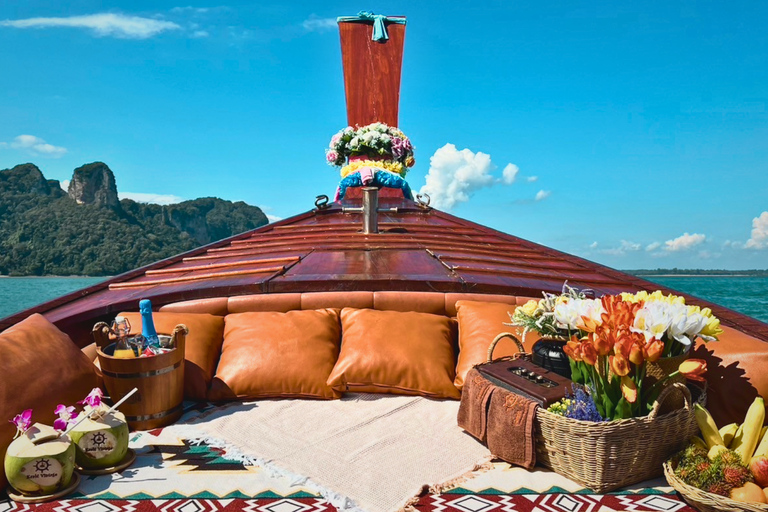 Krabi: Private Luxury Boat to Hong Islands Sunrise & Picnic Half Day : Afternoon Tour