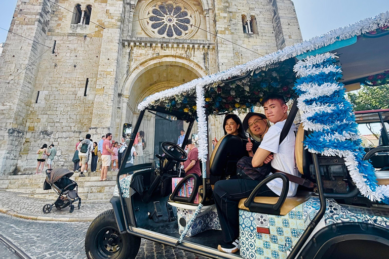 Lisbon: Multilingual Private TukTuk Tour with Live Guide Ultimate Lisbon & Belém Experience 04 hrs(Pick Up+Drop-off)*