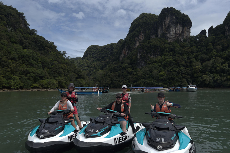 Langkawi: Jet Ski Island Hopping & Countryside Cycling Tour 2 Single Rider + 2 Bicycle Option